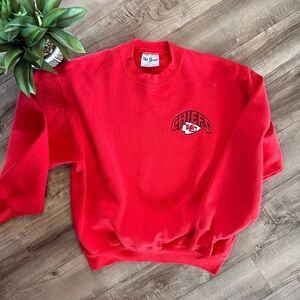 Vintage 90’s The Game Crewneck Sweatshirt Chiefs football size Medium